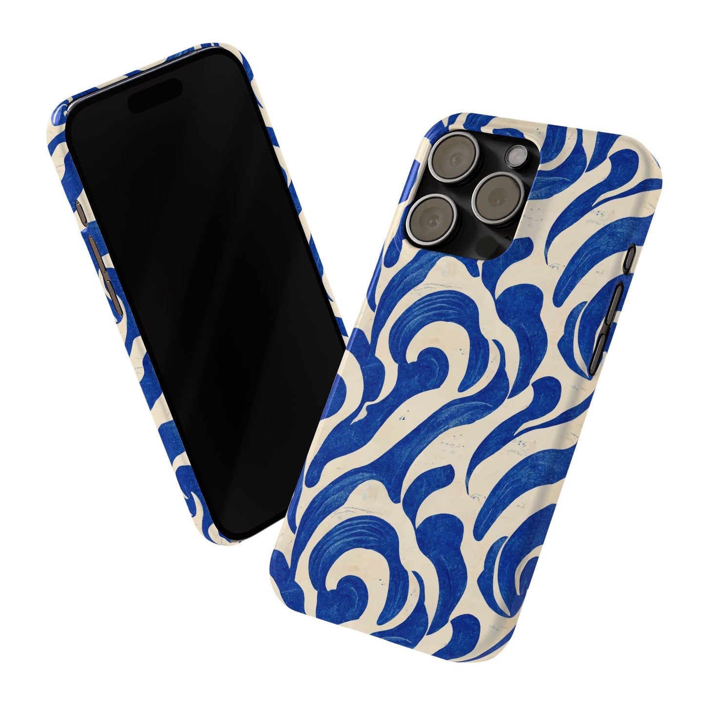 Blue Wave Slim Phone Case.