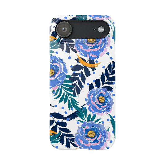 Blooms Slim Phone Case.