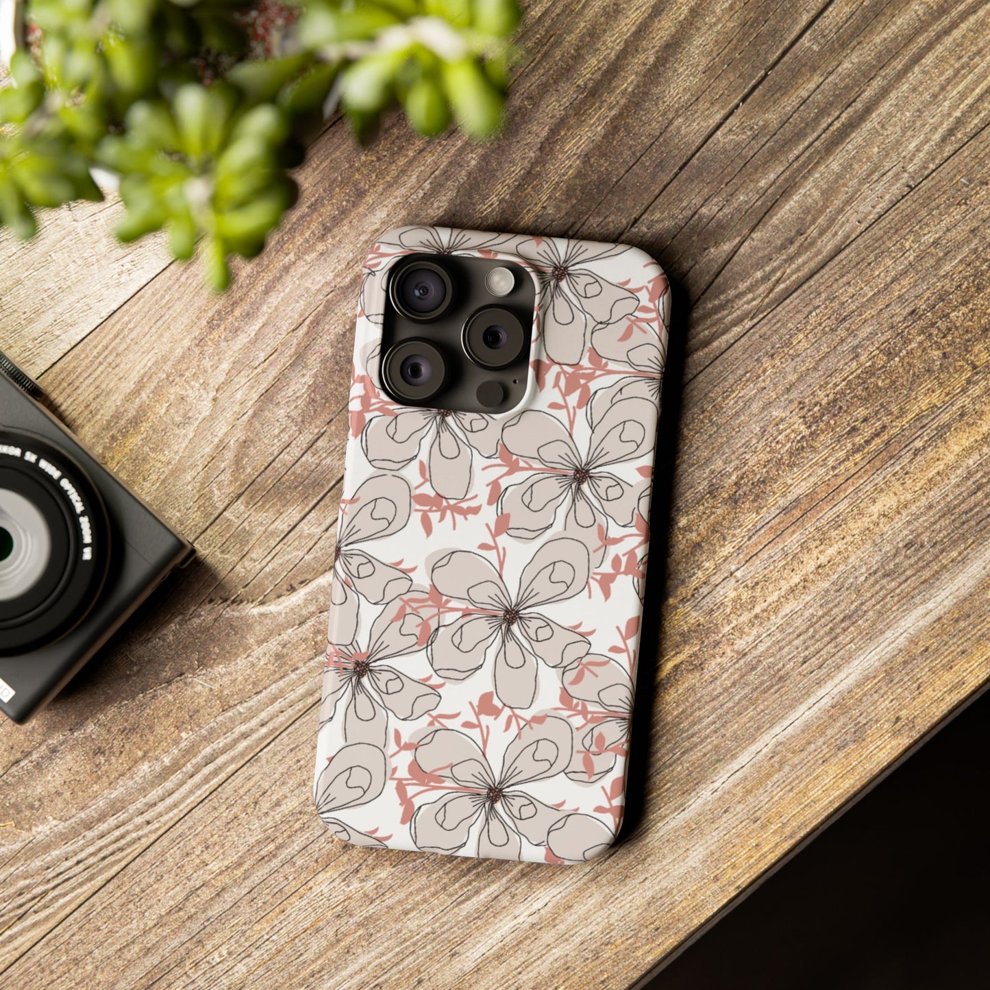 Floral Slim Phone Case.