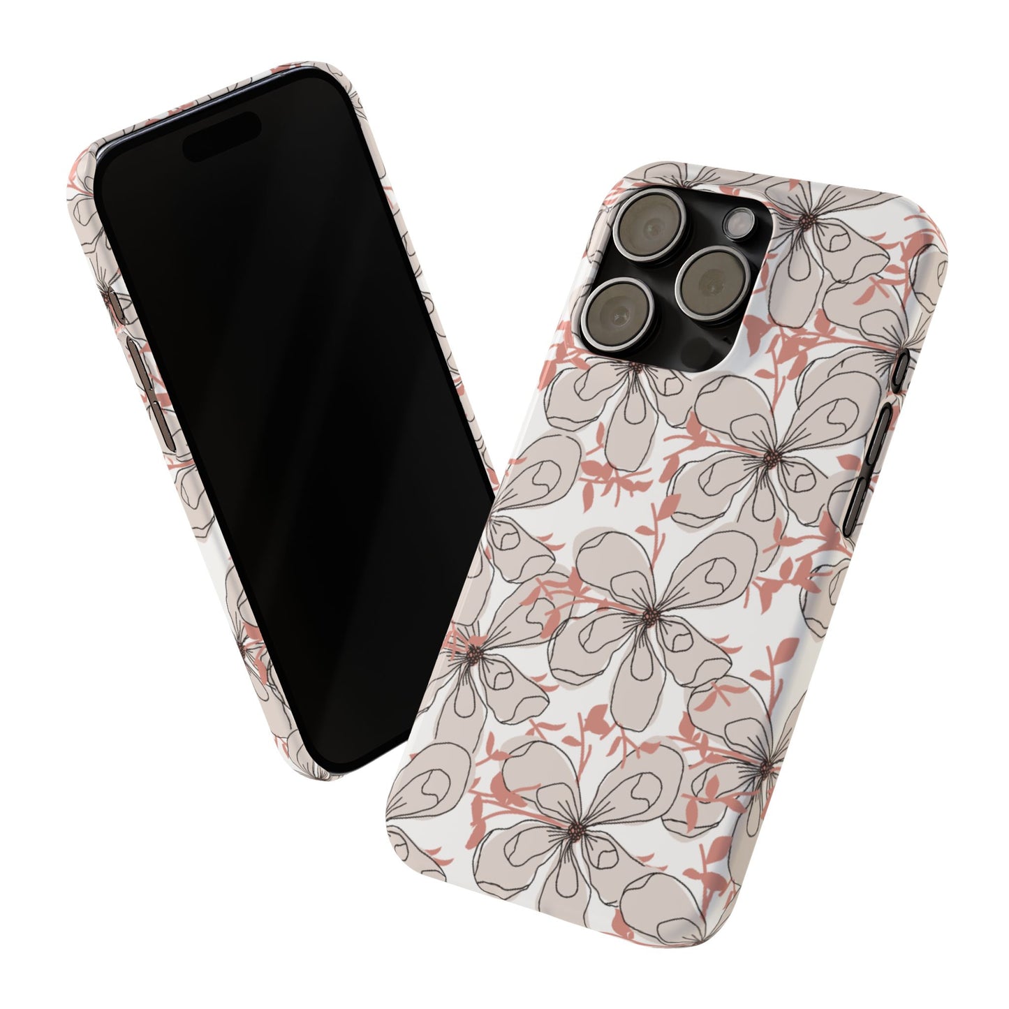 Floral Slim Phone Case.