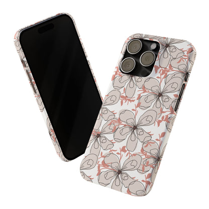 Floral Slim Phone Case.