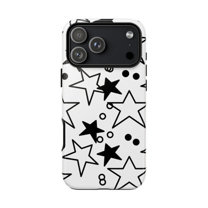 Black & White Star Tough Case.