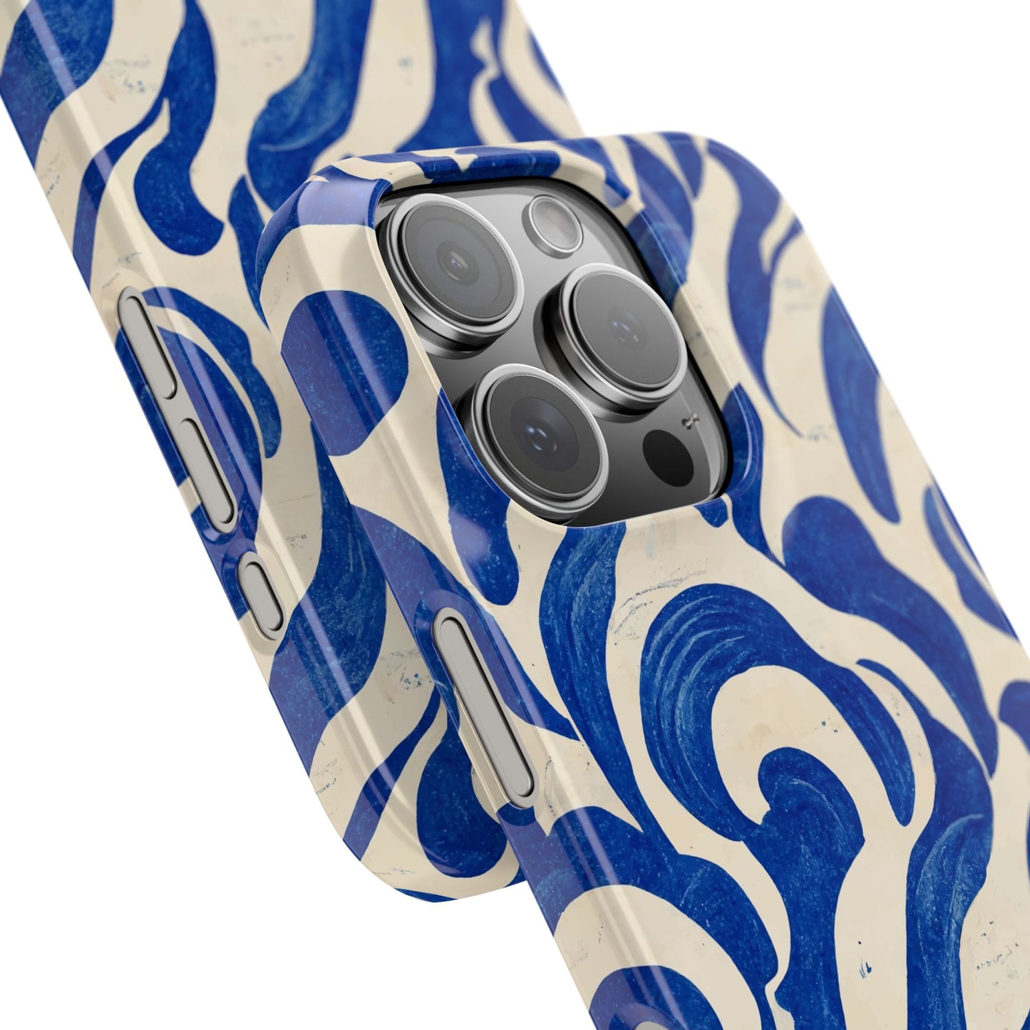 Blue Wave Slim Phone Case.