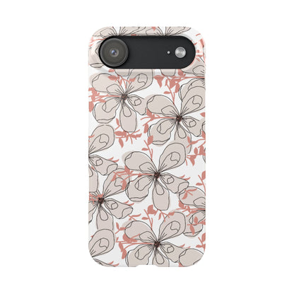 Floral Slim Phone Case.