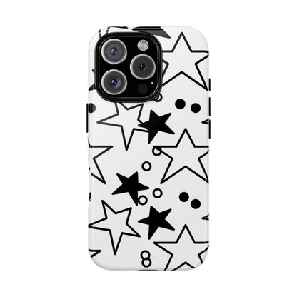 Black & White Star Tough Case.