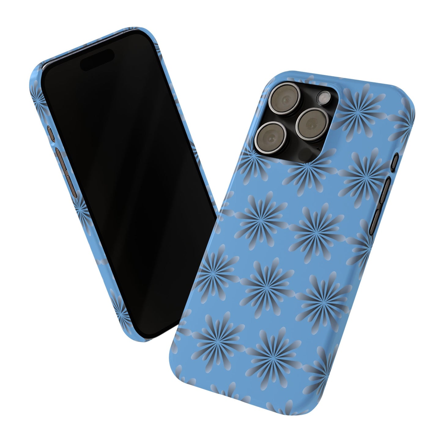 Floral Blue Phone Case.