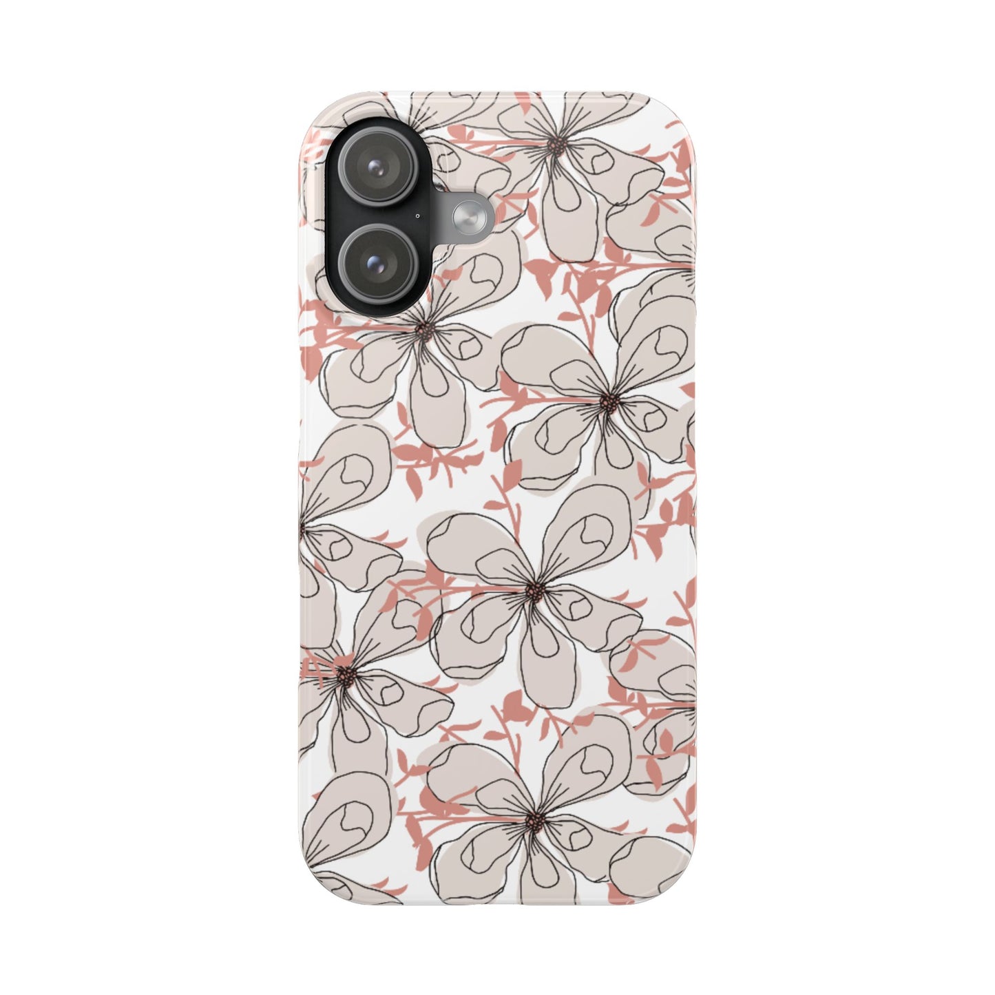 Floral Slim Phone Case.