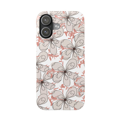 Floral Slim Phone Case.