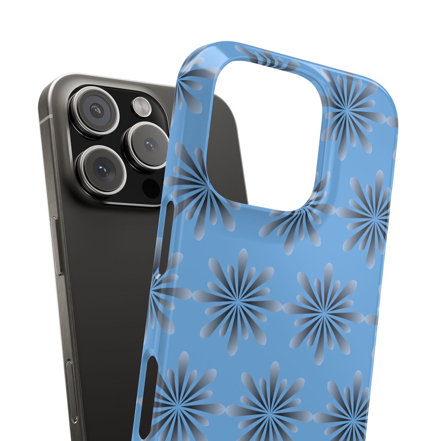 Floral Blue Phone Case.