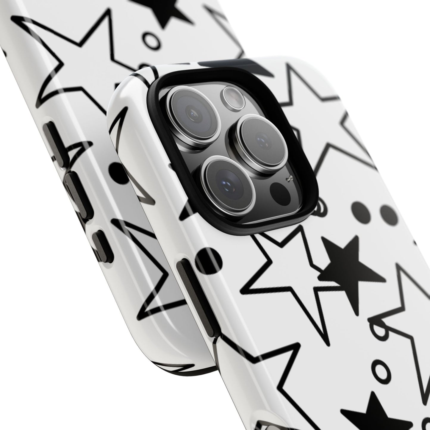 Black & White Star Tough Case.