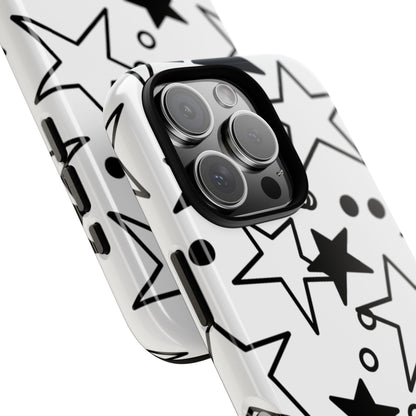 Black & White Star Tough Case.