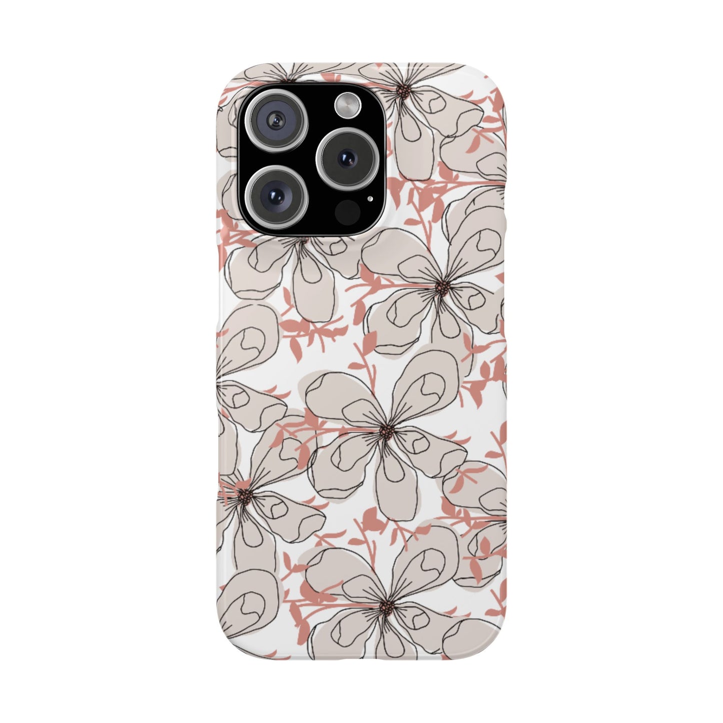 Floral Slim Phone Case.