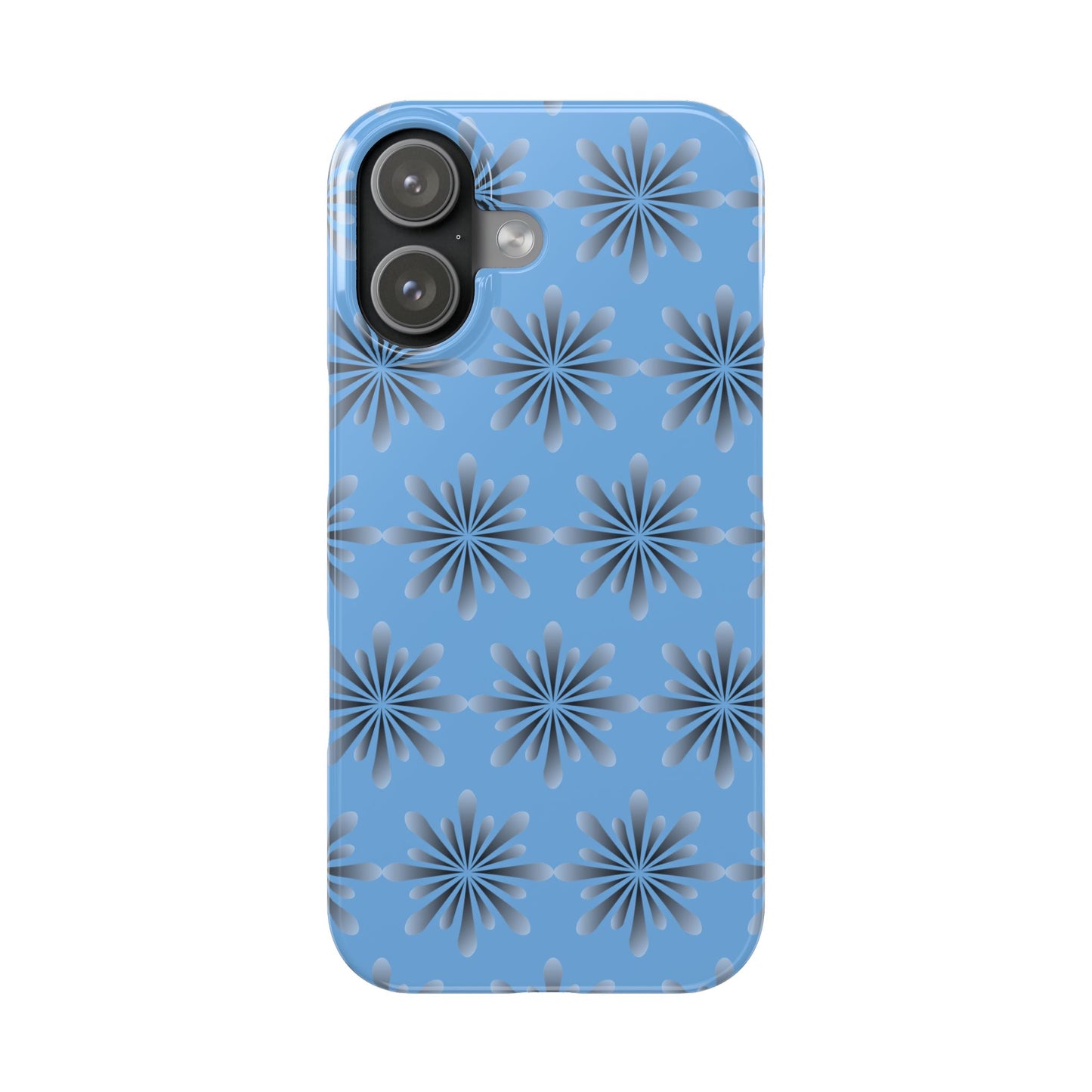 Floral Blue Phone Case.