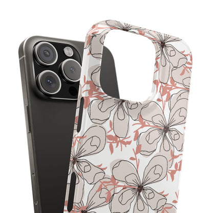 Floral Slim Phone Case.