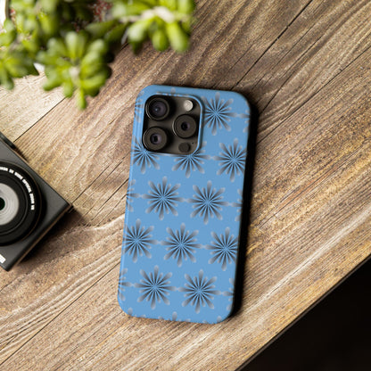 Floral Blue Phone Case.