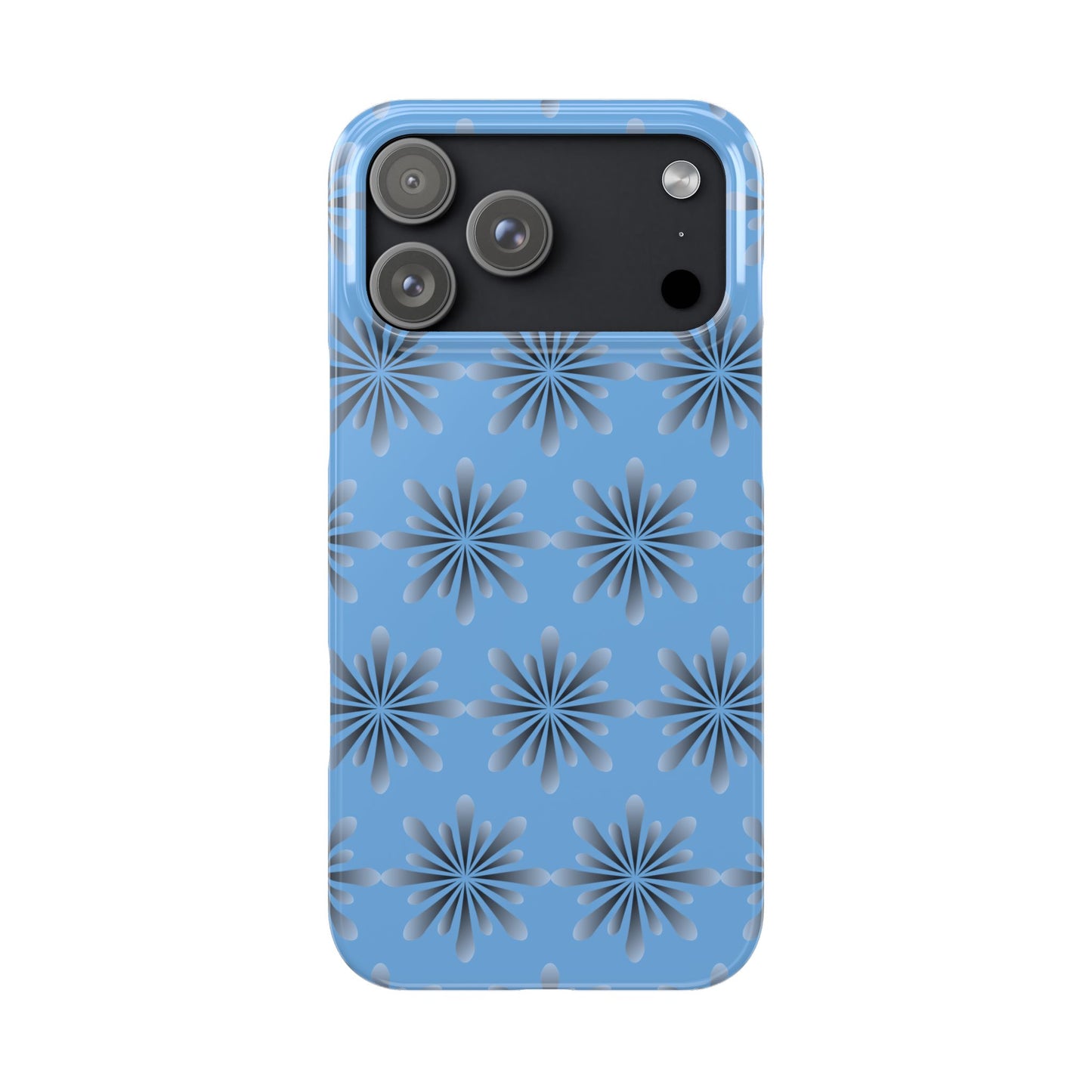 Floral Blue Phone Case.