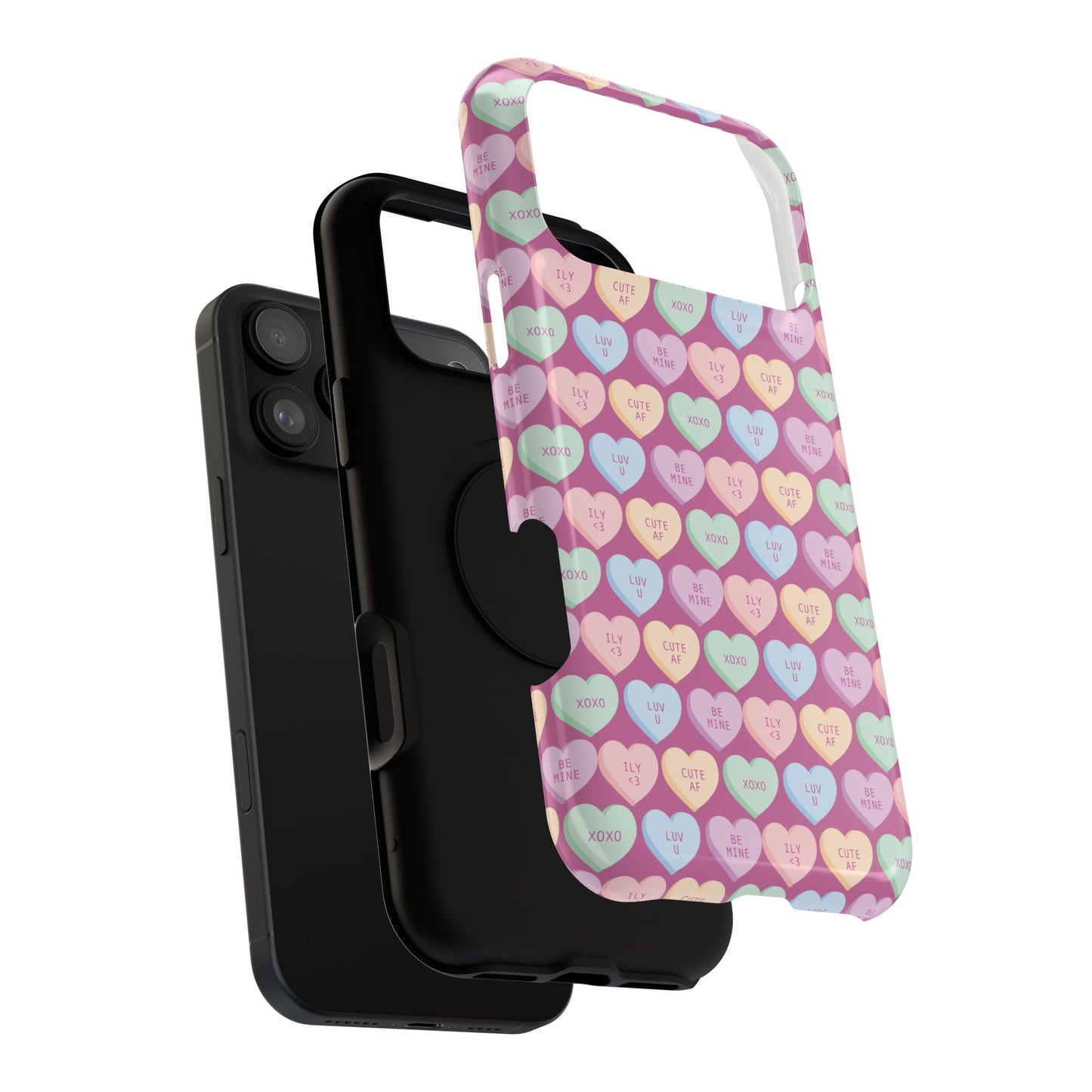 Heart Impact Resistant Phone Case.
