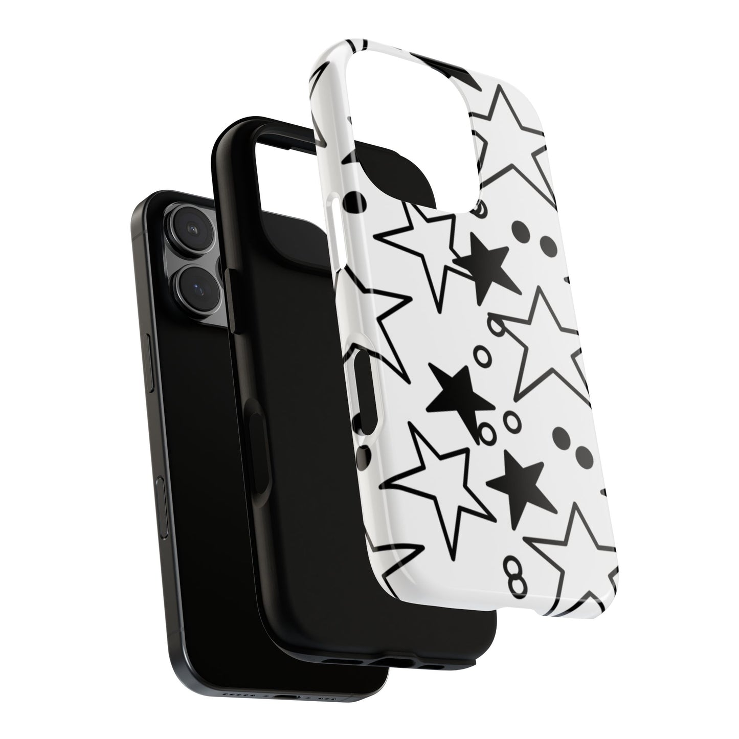 Black & White Star Tough Case.