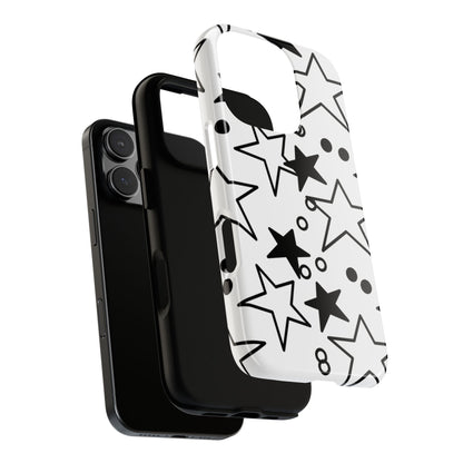 Black & White Star Tough Case.